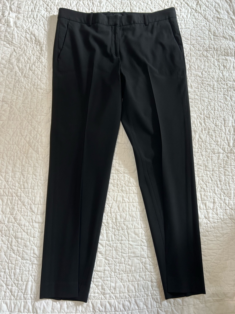 Theory Straight Classic Black Dress Pants
